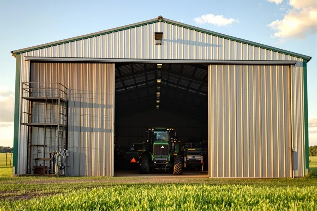 Equipment Storage Barn – Lindale, TX — metal building contractor Tyler TX