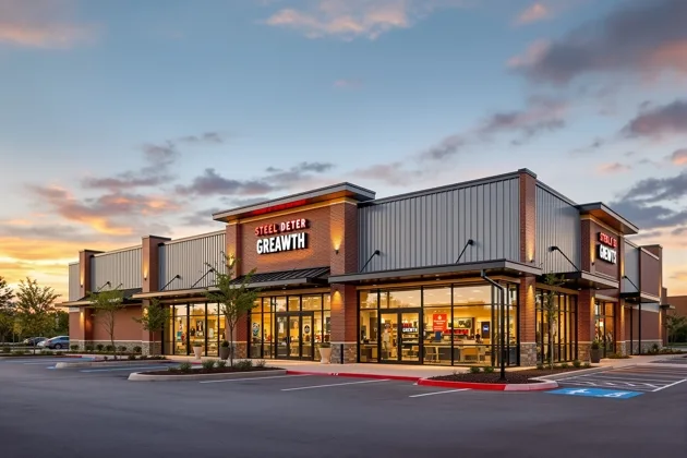 Retail Strip – Woodway, TX — metal building contractor Waco TX